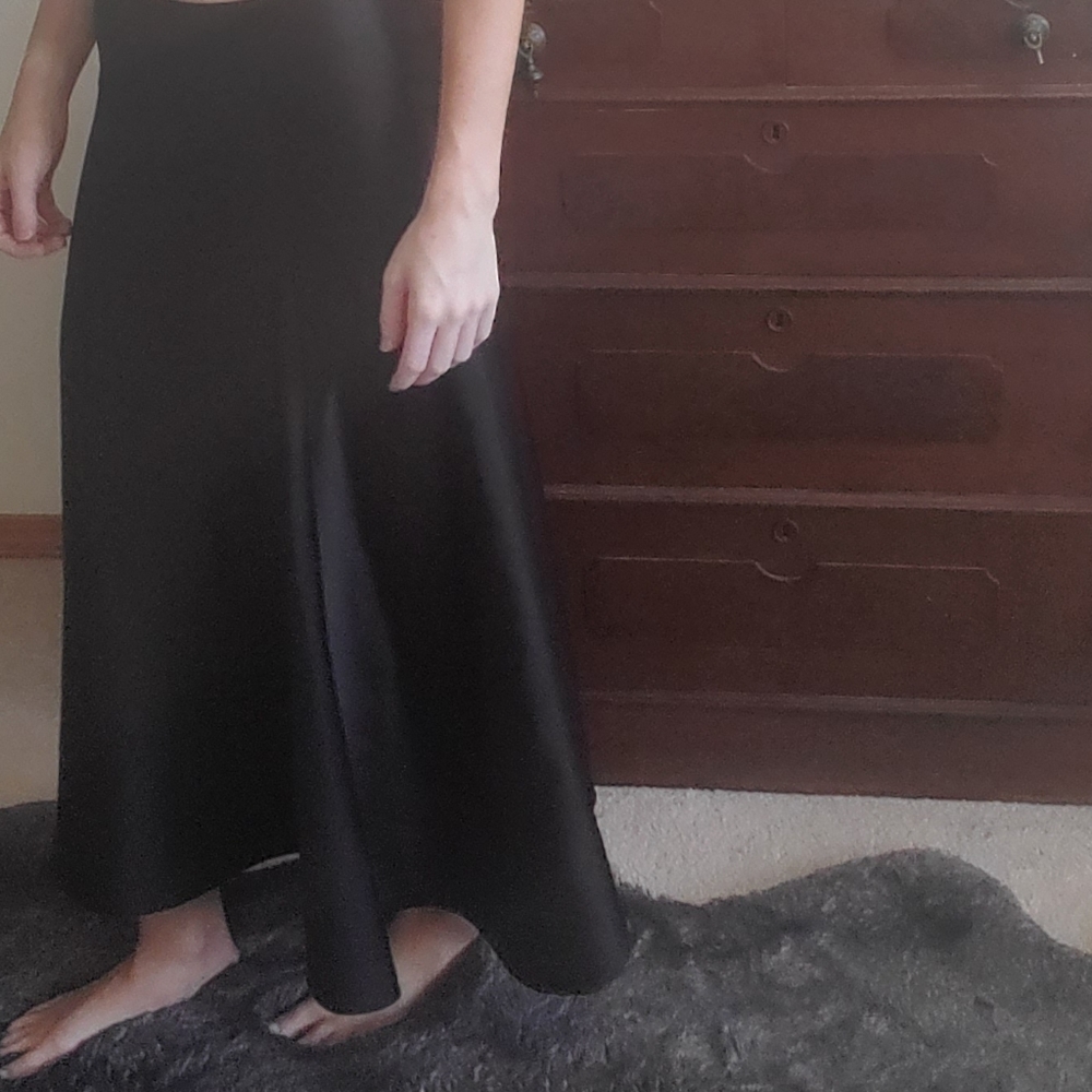 Theory Black Maxi Skirt